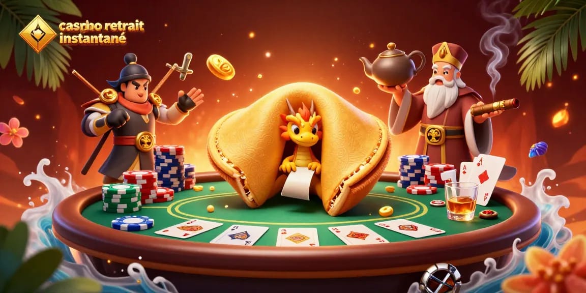 Plongez dans l'univers palpitant du casino crypto retrait instantané avec un dragon sage et des guerriers en pijama surveillant des gains rapides.