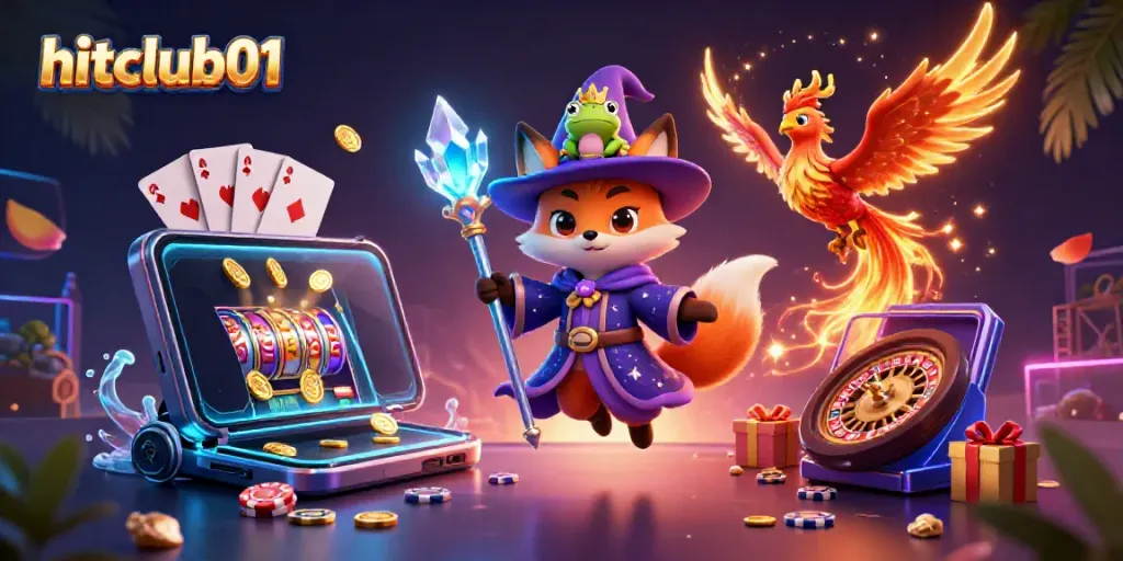 Engage with hitclub01's vibrant online casino experience featuring fantasy characters and slot games.