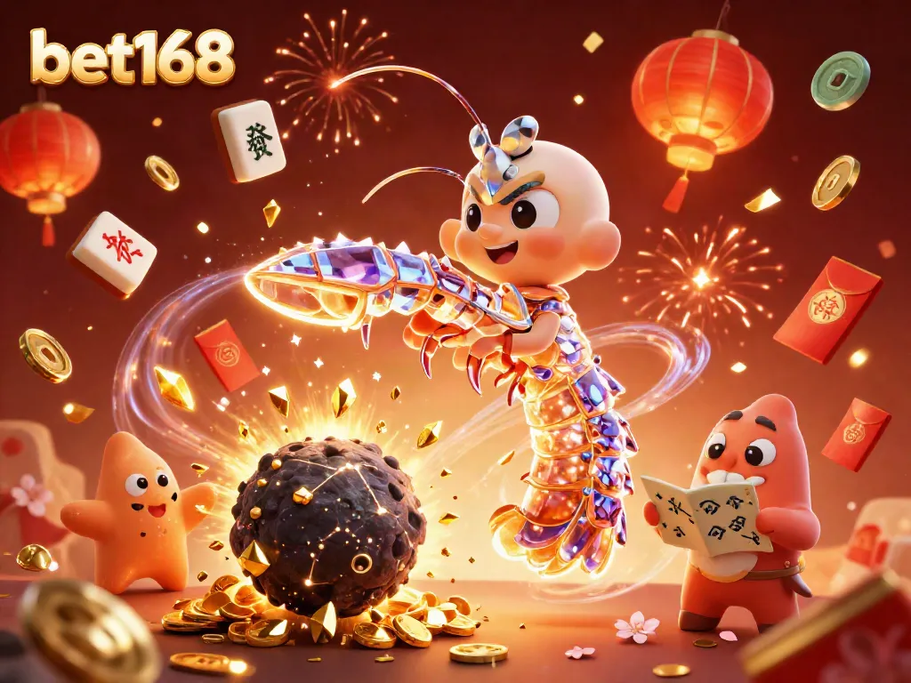 Experience the thrill of betting with bet168, showcasing dynamic gambling elements and striking visual effects.