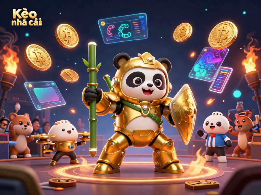 Engage with Kèo nhà cái and explore vibrant sports betting action depicted in a dynamic 3D illustration.