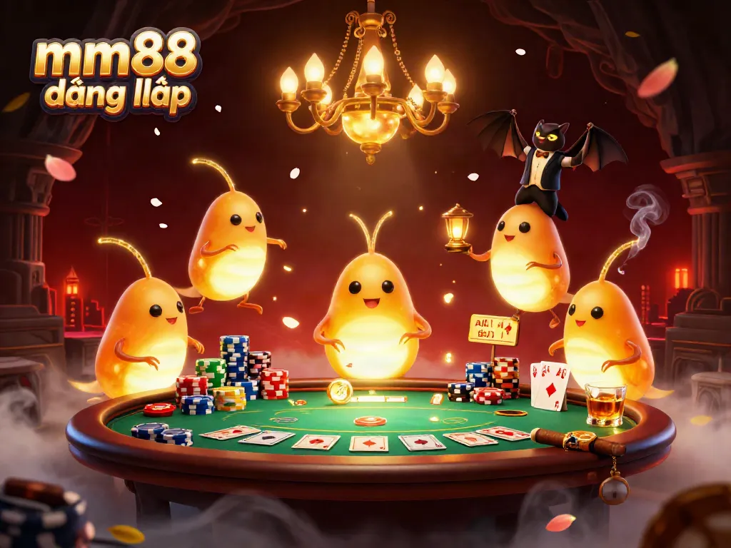 Experience thrilling gameplay with mm88 đăng nhập at a vibrant casino filled with dynamic elements.