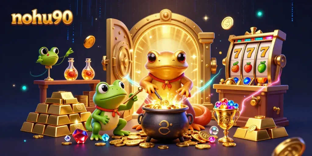 Engage with nohu90's dynamic gaming experience featuring golden alchemy and vibrant slot games.