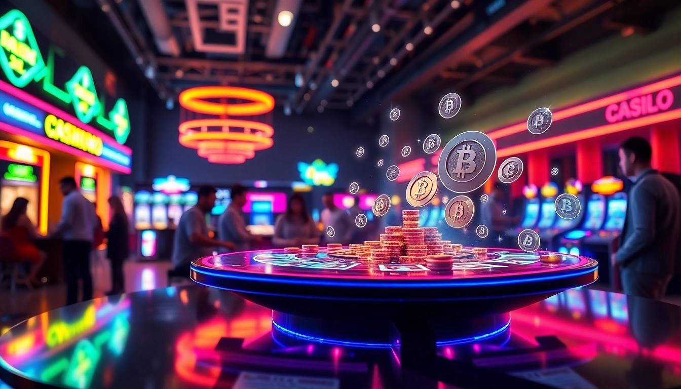 Explore exciting crypto casinos with vibrant gaming experiences.