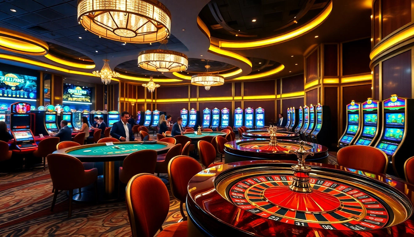 Gamblers enjoying the lively casino atmosphere with QQ88 at the center of attention.