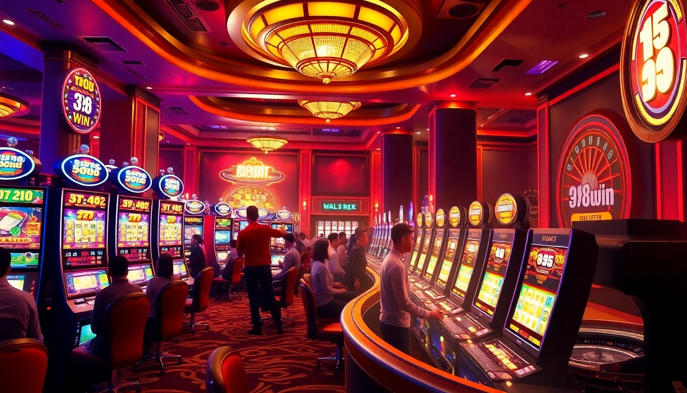 Experience the thrill of 98win nổ hũ slot games with vibrant machines and winning jackpots.
