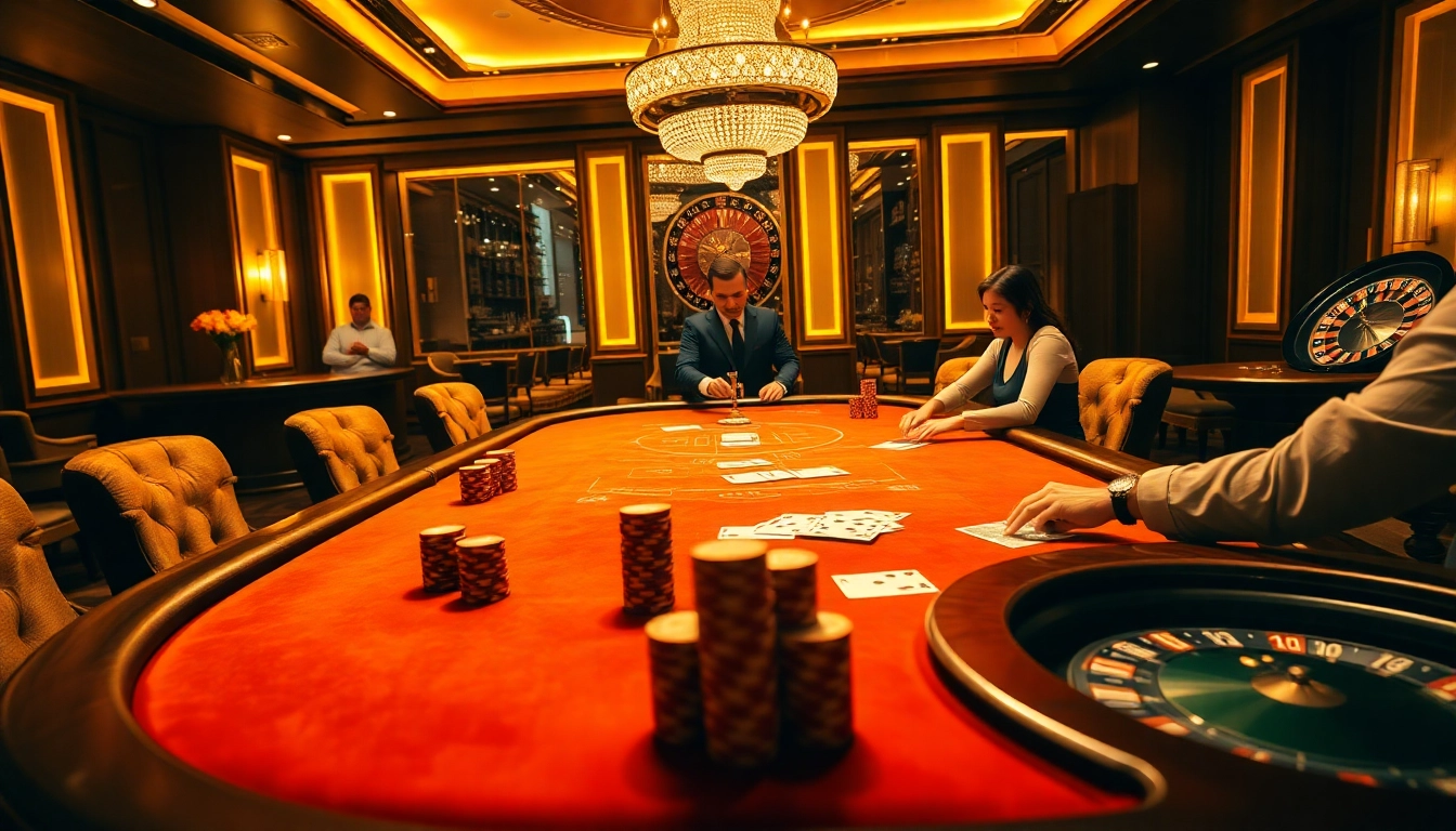 Experience thrilling gameplay at GO88 with vibrant casino elements and intense poker action.