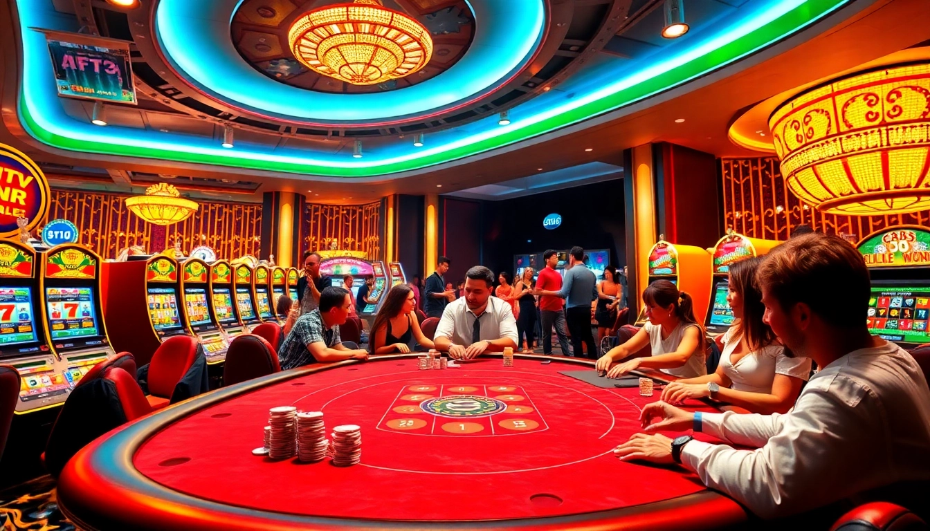 Experience the thrill of GG88 WORK with exciting casino gameplay featuring vibrant slot machines and strategic poker.