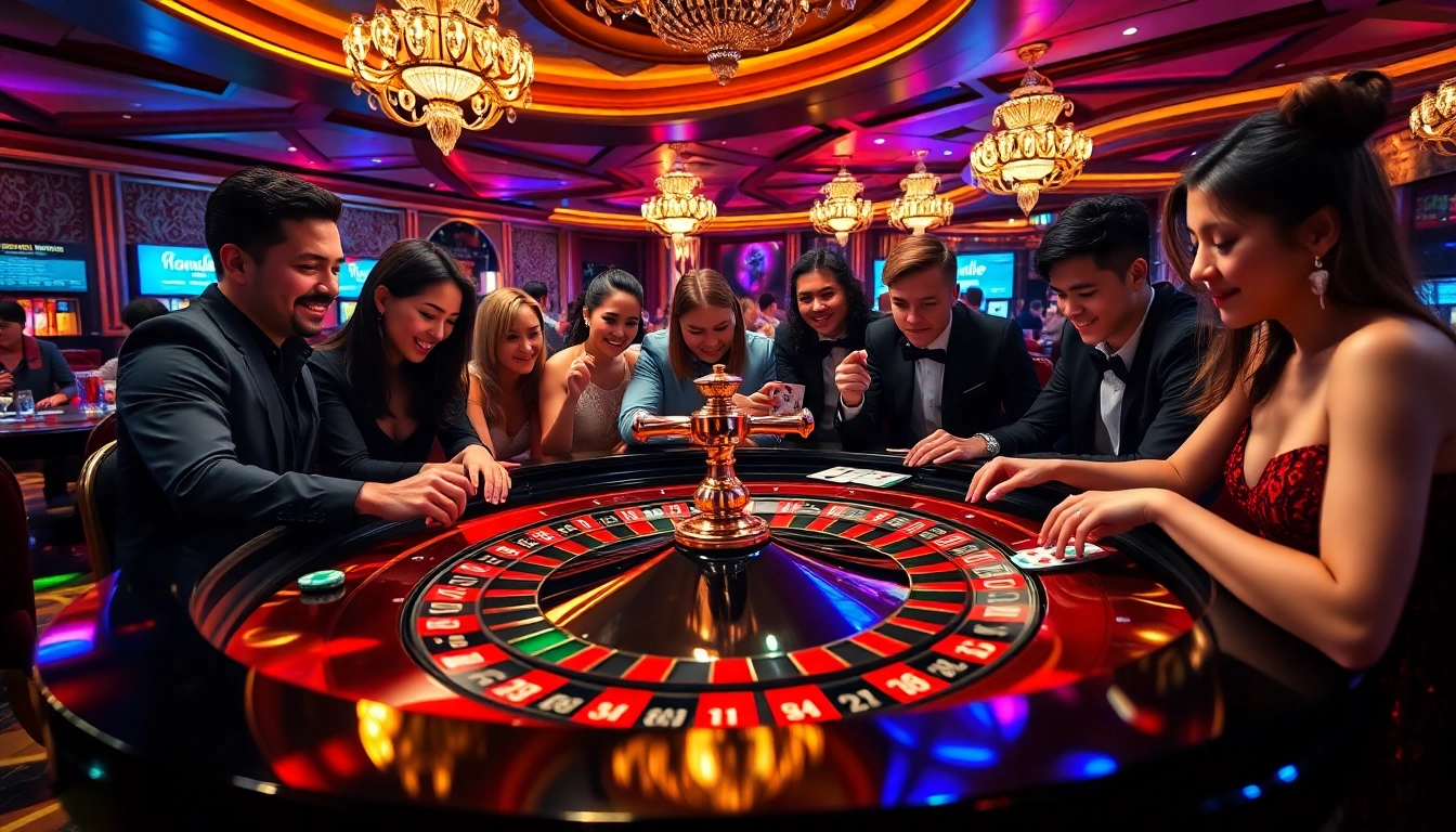 Experience the thrill of betting at https://8live.date/ with vibrant casino tables and enthusiastic players.