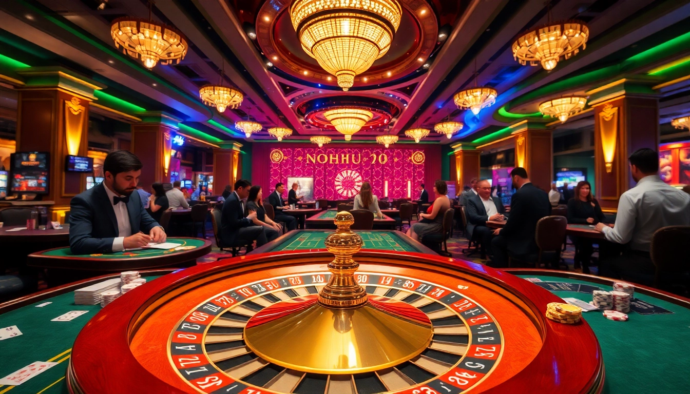 Experience the thrill of winning with NOHU90's dynamic casino atmosphere full of gaming excitement.