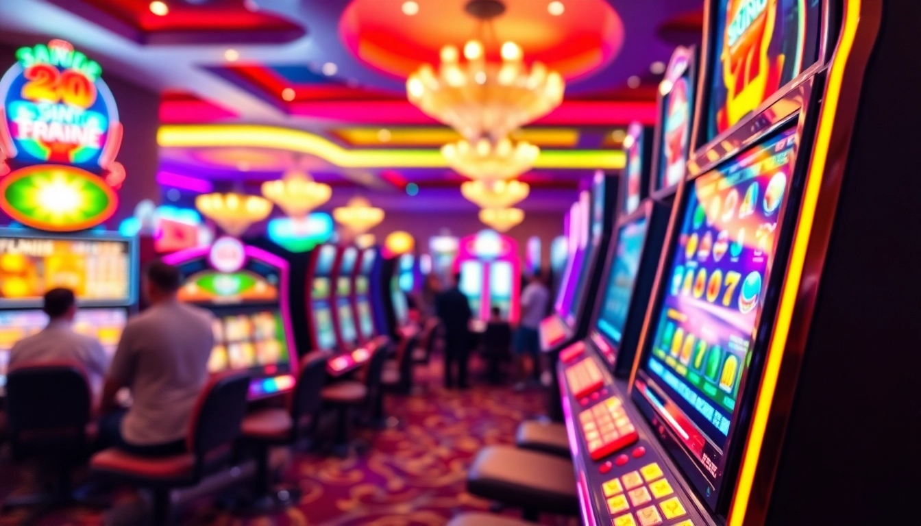 Découvrez le monde des machines à sous casino avec des graphismes éclatants et de l'excitation palpable. related image