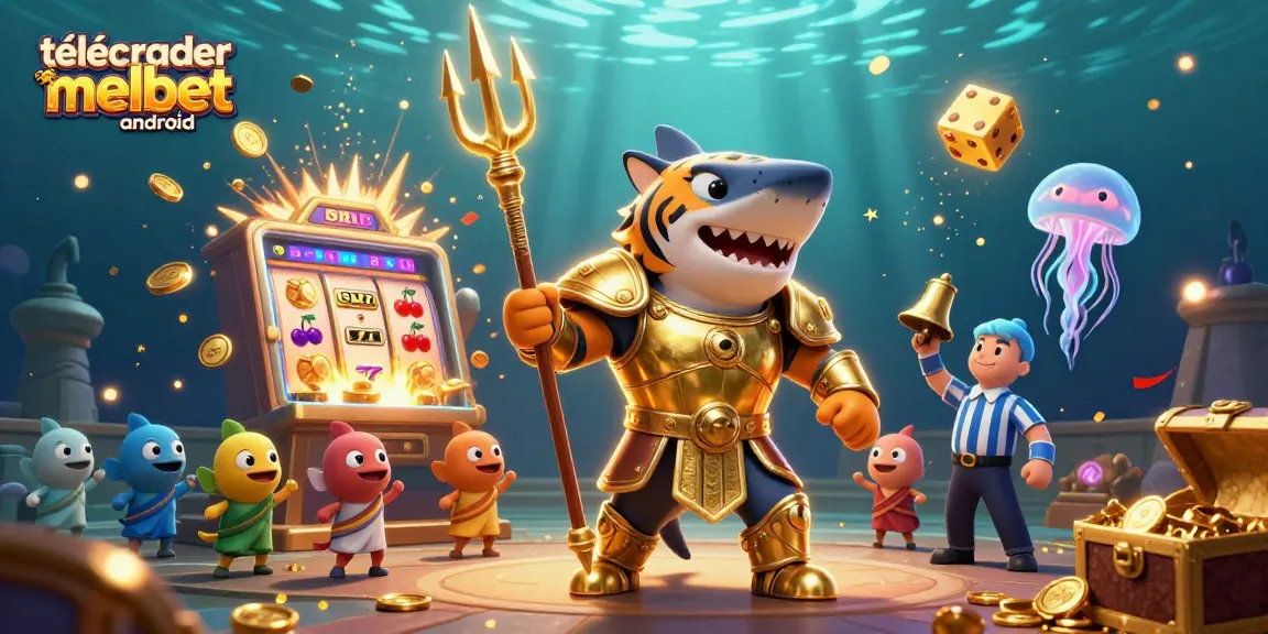 Experience the thrill of gambling by télécharger melbet android with vibrant casino elements and characters in a lively 3D scene.