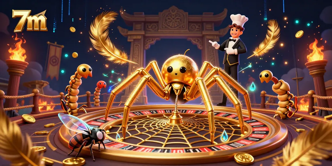 Place your bets with 7m in an electrifying roulette scene featuring vibrant characters and dynamic elements.