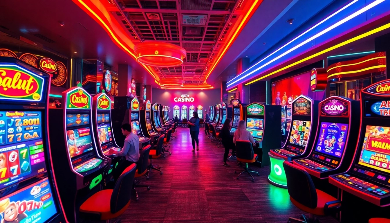 Jouez à des jeux de casino en ligne dans un cadre numérique animé et coloré. related image