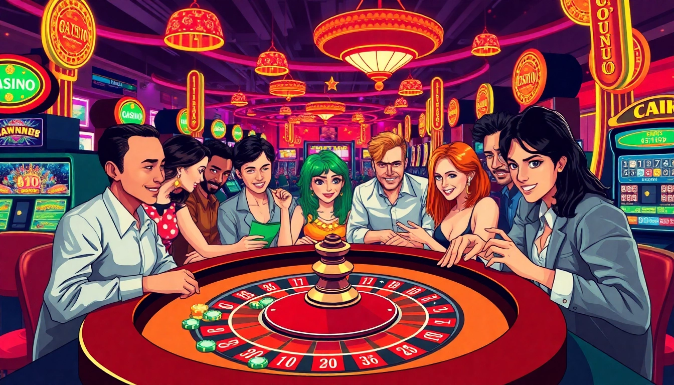 Les joueurs profitent d'une expérience excitante dans un casino en ligne. related image