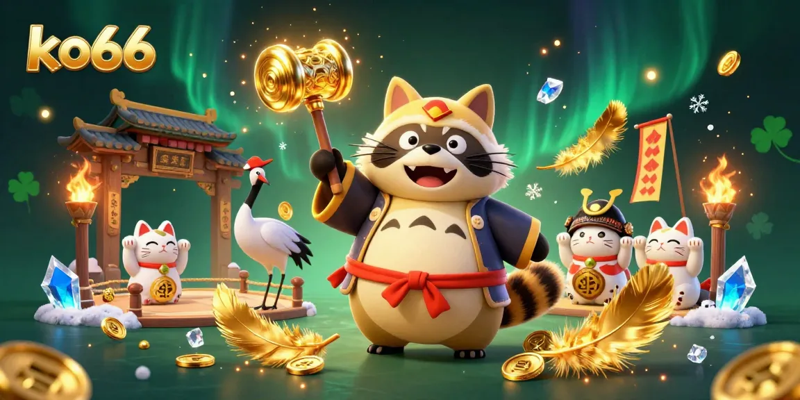 Engage in thrilling betting adventures at ko66 with dynamic gaming elements and vibrant 3D illustrations.