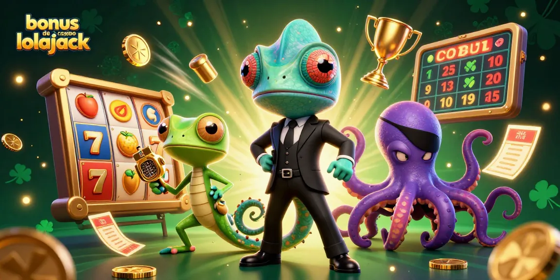 Experience thrilling action with bonus de casino lolajack in this dynamic casino-themed illustration.