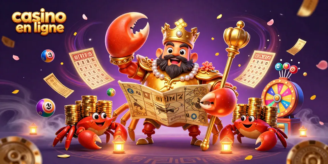 Gagnez avec le casino en ligne en découvrant les jeux et les trésors des crabes!